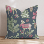 Festive Foresters Throw Pillow - Hillcroft Home