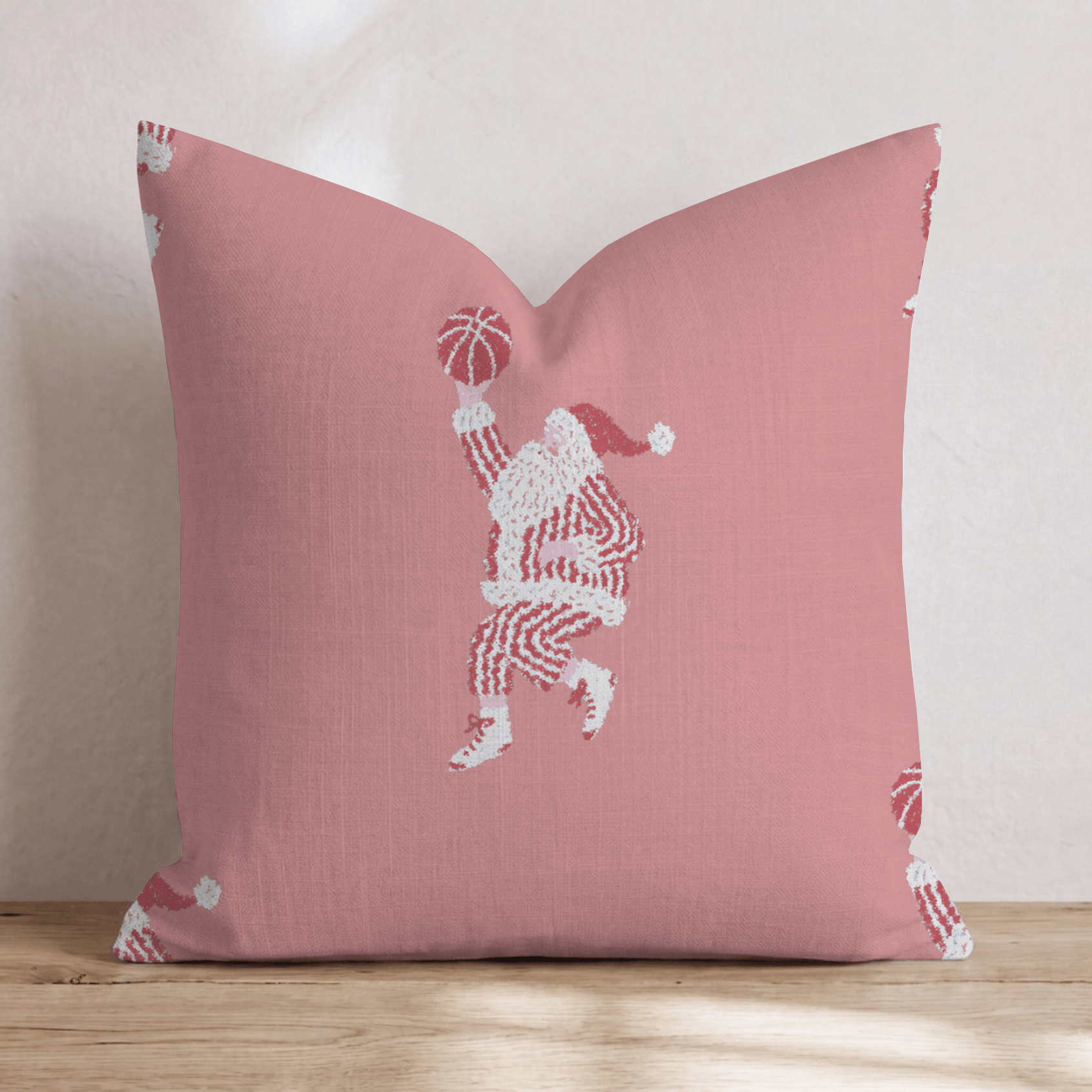 Festive Hoops Throw Pillow - Hillcroft Home