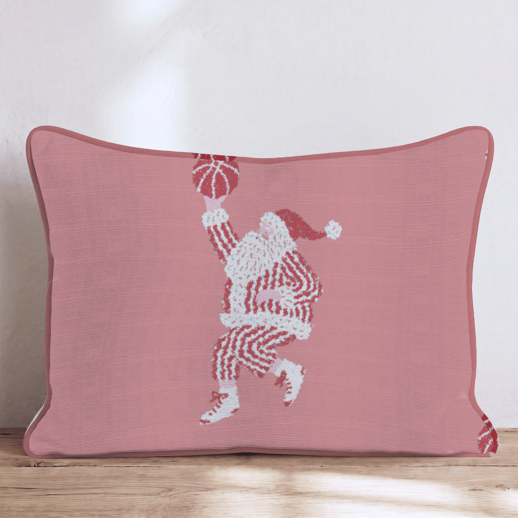 Festive Hoops Throw Pillow - Hillcroft Home