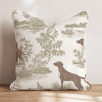 Field and Stream Toile Throw Pillow - Hillcroft Home