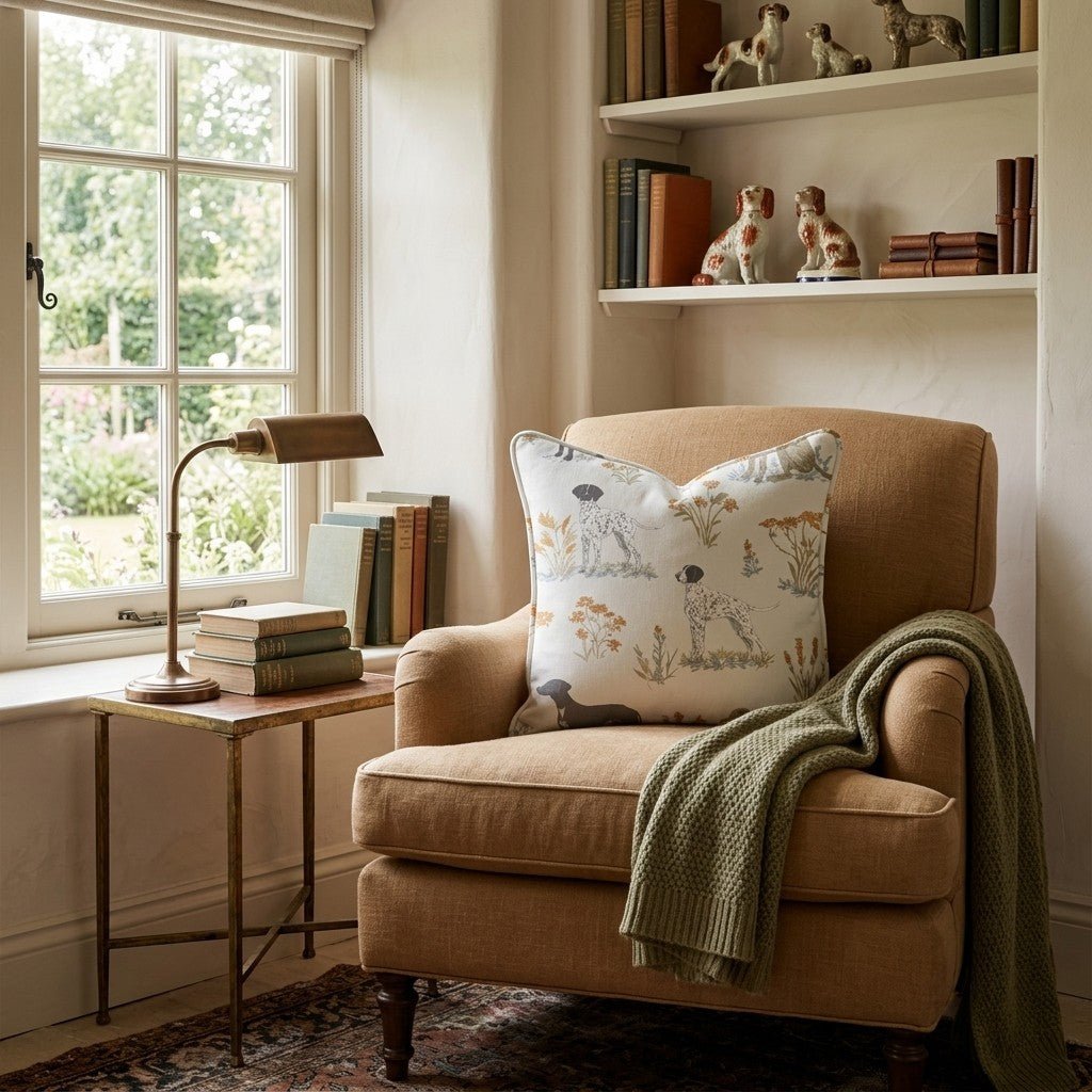 Field Dog Botanicals Throw Pillow - Hillcroft Home