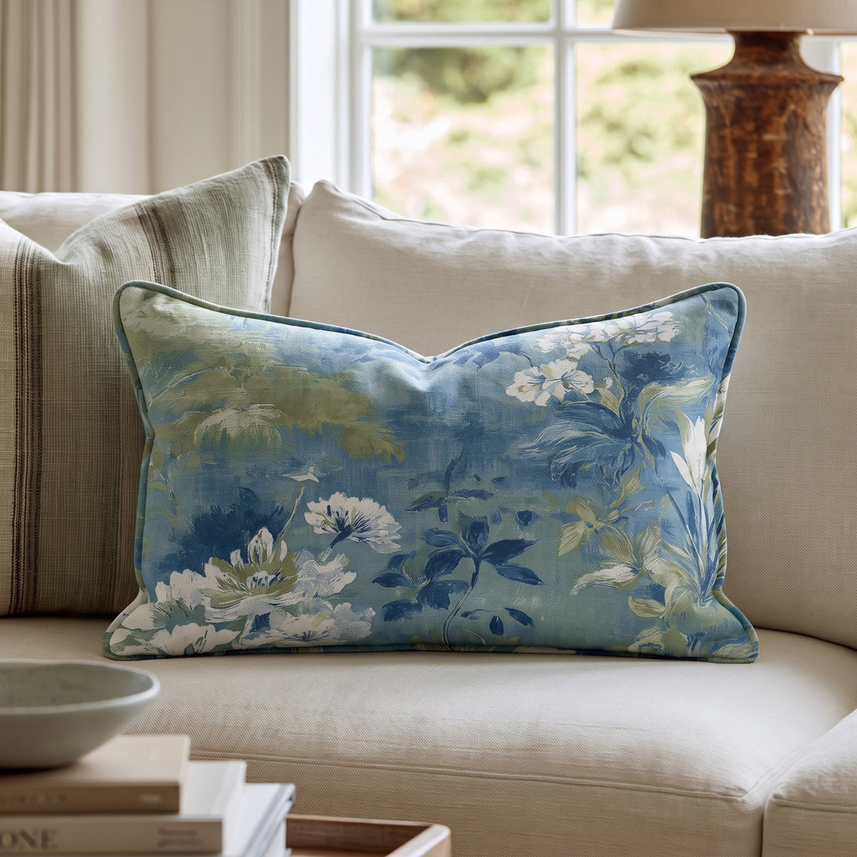 Field of Ferns Throw Pillow throw pillow - Hillcroft Home