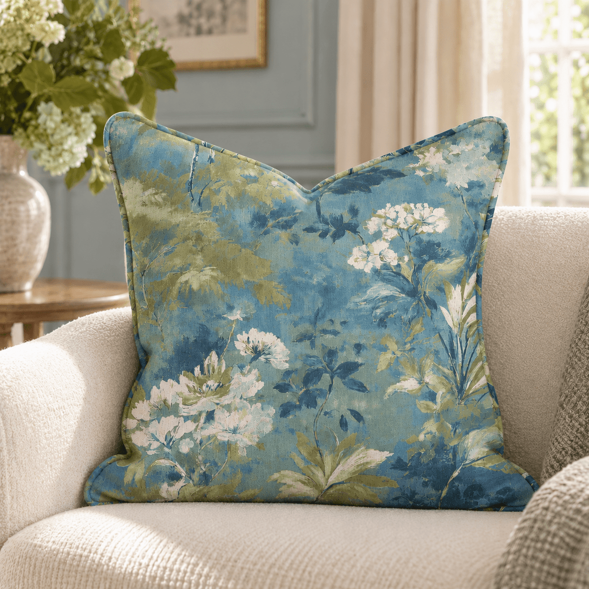 Field of Ferns Throw Pillow throw pillow - Hillcroft Home