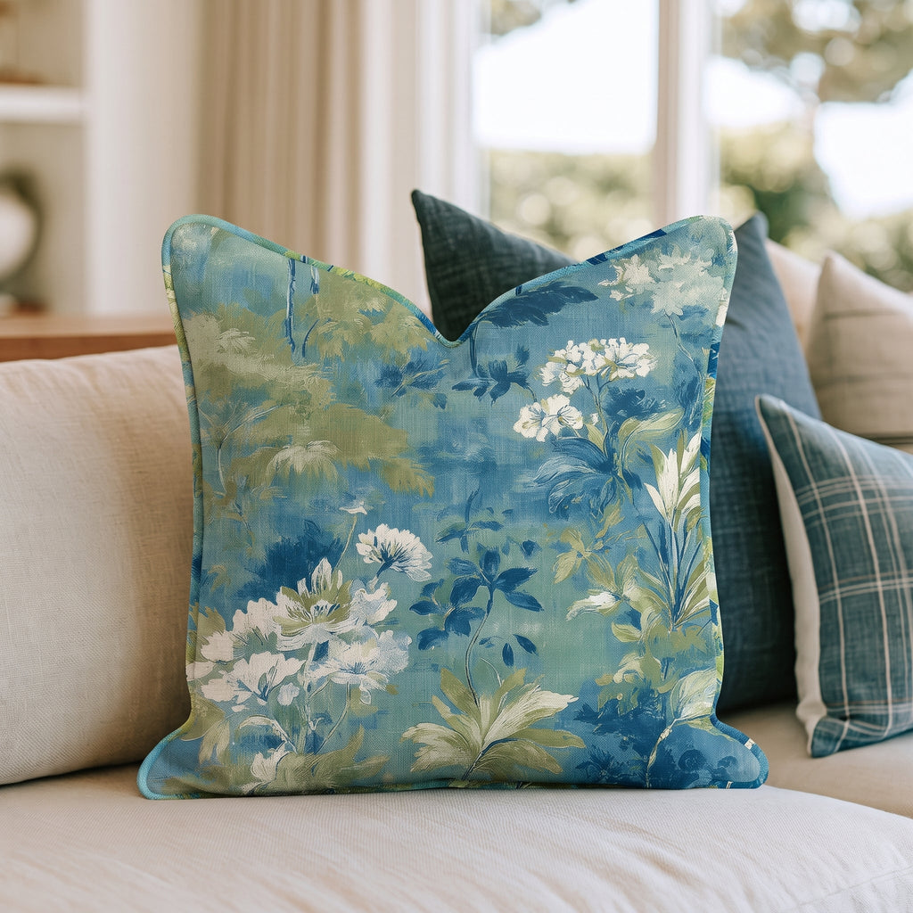 Field of Ferns Throw Pillow throw pillow - Hillcroft Home