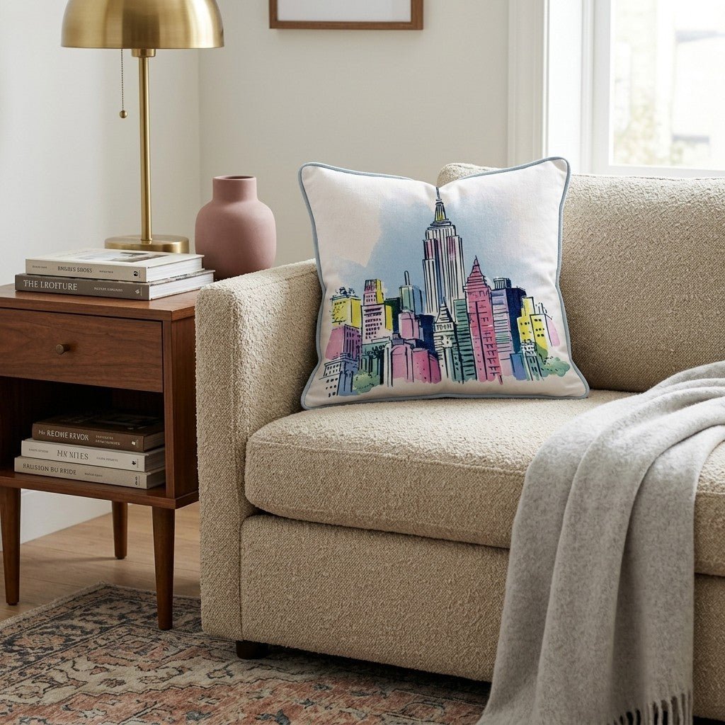Fifth Avenue Throw Pillow - Hillcroft Home
