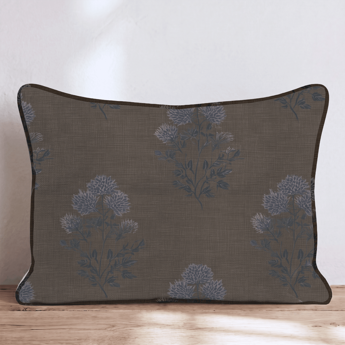 Fig Textile Bloom Throw Pillow throw pillow - Hillcroft Home