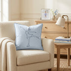 Figure Skating Throw Pillow - Hillcroft Home