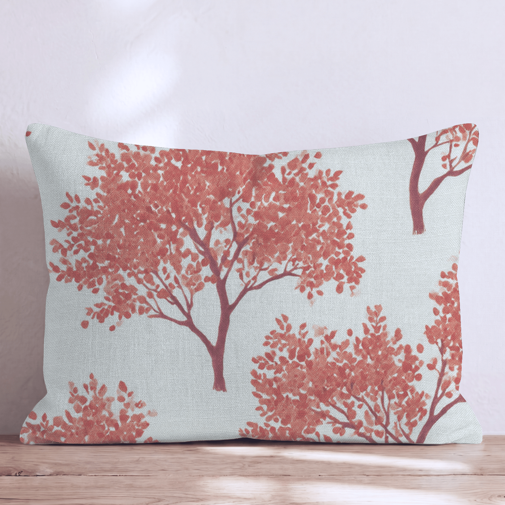 Fire Trees Throw Pillow - Hillcroft Home