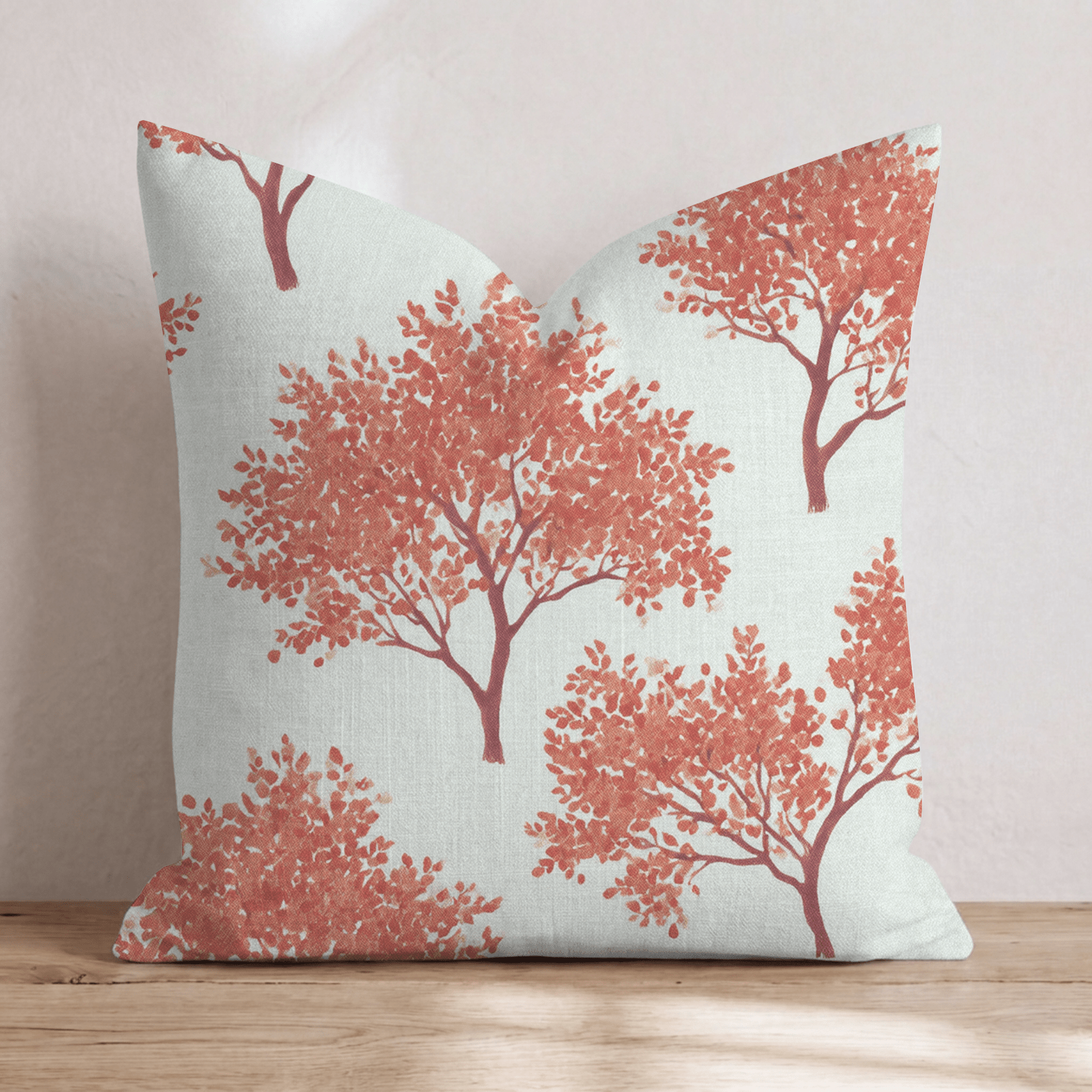 Fire Trees Throw Pillow - Hillcroft Home
