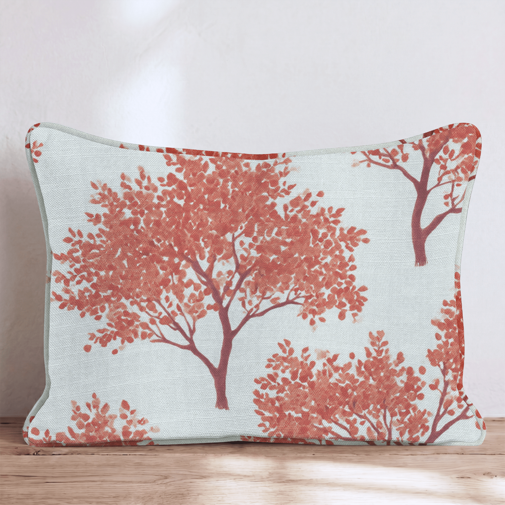 Fire Trees Throw Pillow - Hillcroft Home