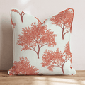 Fire Trees Throw Pillow - Hillcroft Home