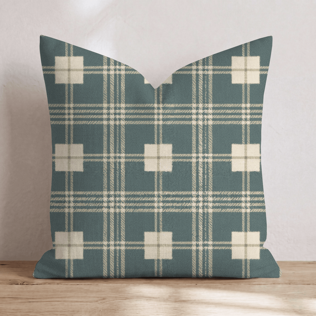Fireside Flannel Throw Pillow throw pillow - Hillcroft Home