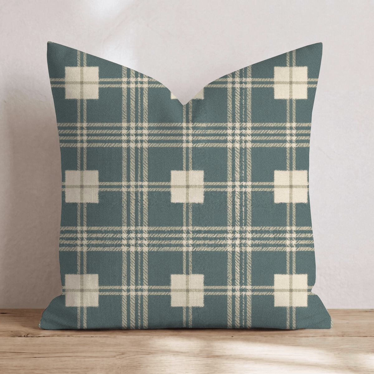 Fireside Flannel Throw Pillow throw pillow - Hillcroft Home