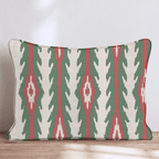 Fireside Ikat Stripe Throw Pillow throw pillow - Hillcroft Home