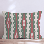 Fireside Ikat Stripe Throw Pillow throw pillow - Hillcroft Home