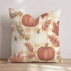 First Harvest Gingham Throw Pillow - Hillcroft Home