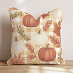 First Harvest Gingham Throw Pillow - Hillcroft Home
