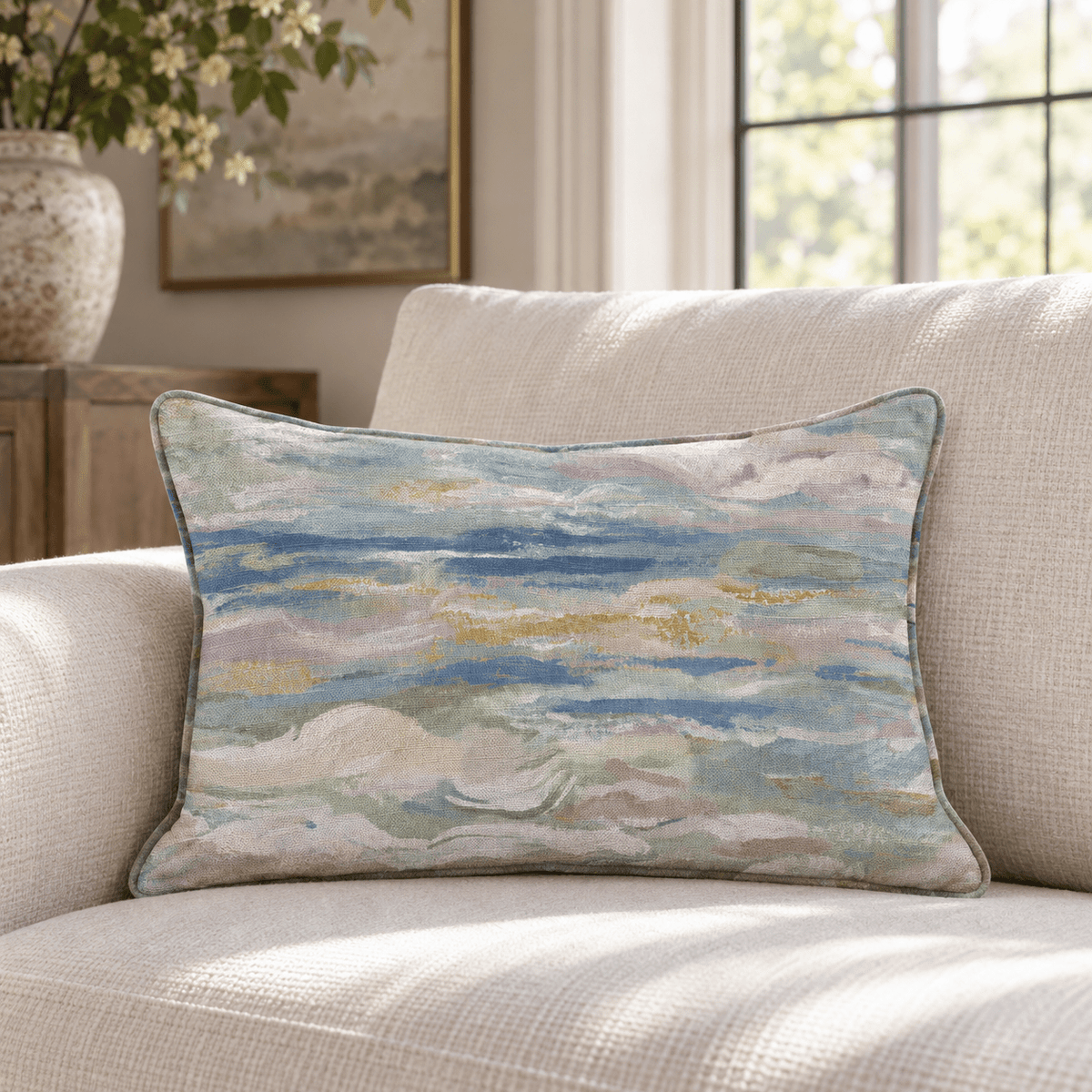First Light Throw Pillow throw pillow - Hillcroft Home