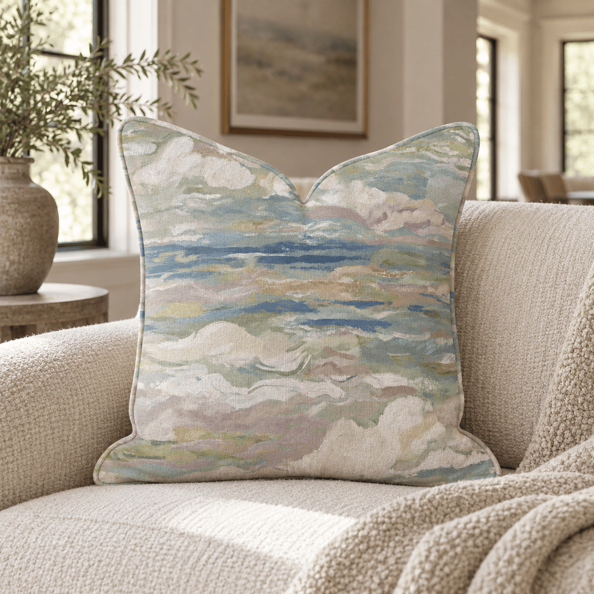 First Light Throw Pillow throw pillow - Hillcroft Home