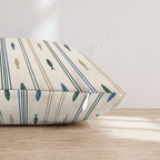 Fish Stripes Throw Pillow - Hillcroft Home