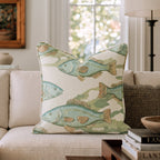 Fishing Around Throw Pillow throw pillow - Hillcroft Home