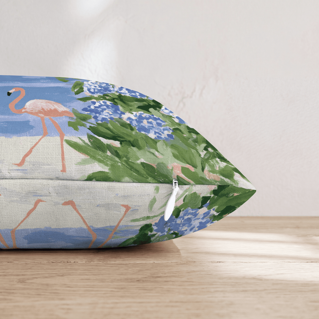 Flamingo Duo Throw Pillow - Hillcroft Home