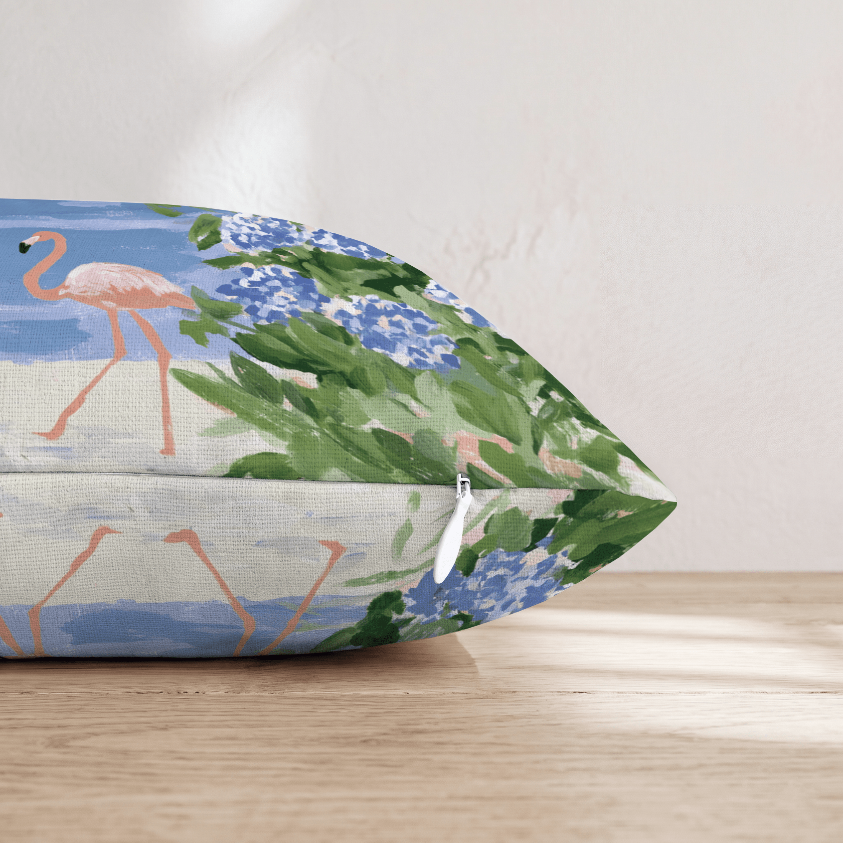 Flamingo Duo Throw Pillow - Hillcroft Home