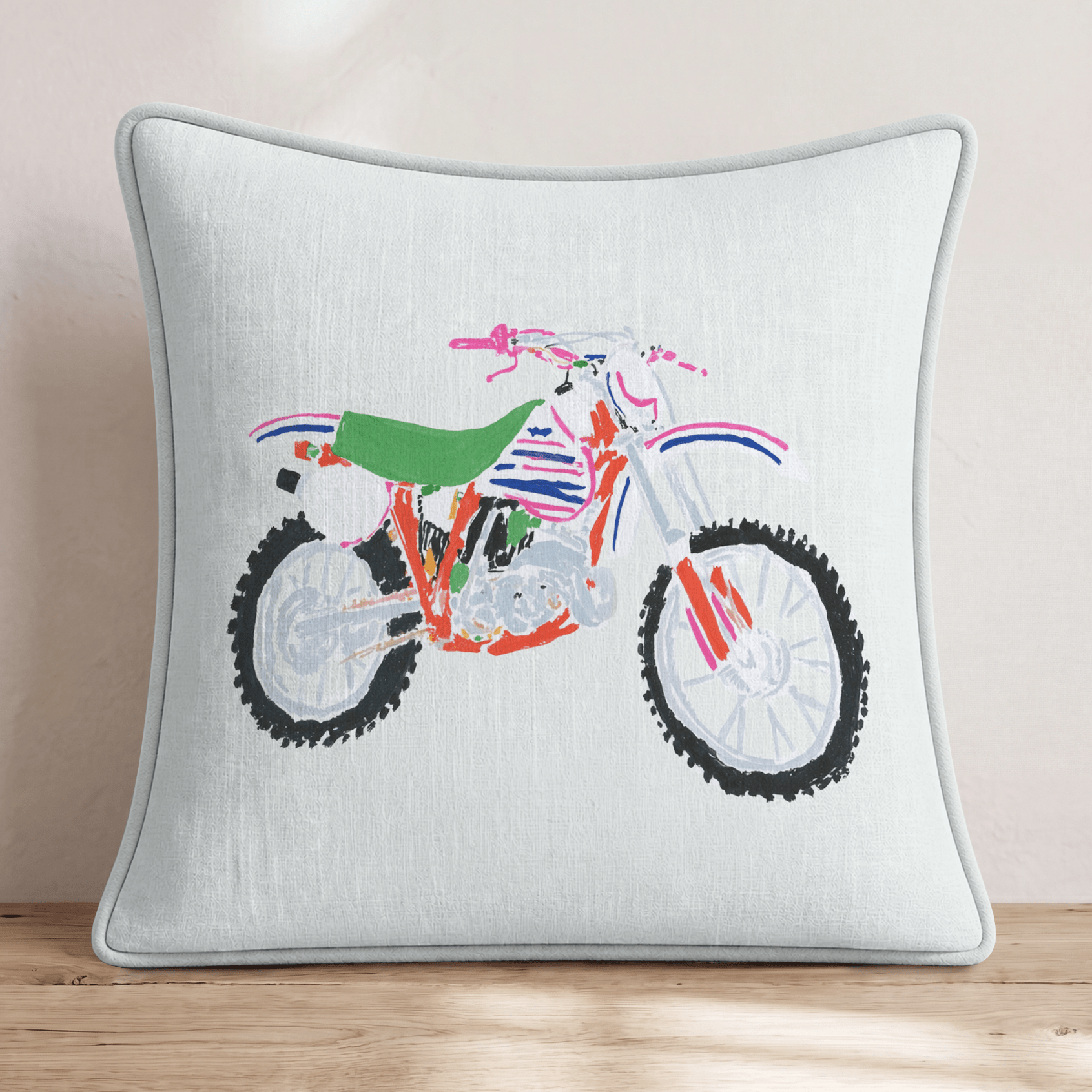 Flat Track Throw Pillow - Hillcroft Home