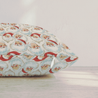 Flea Market Santa Throw Pillow throw pillow - Hillcroft Home