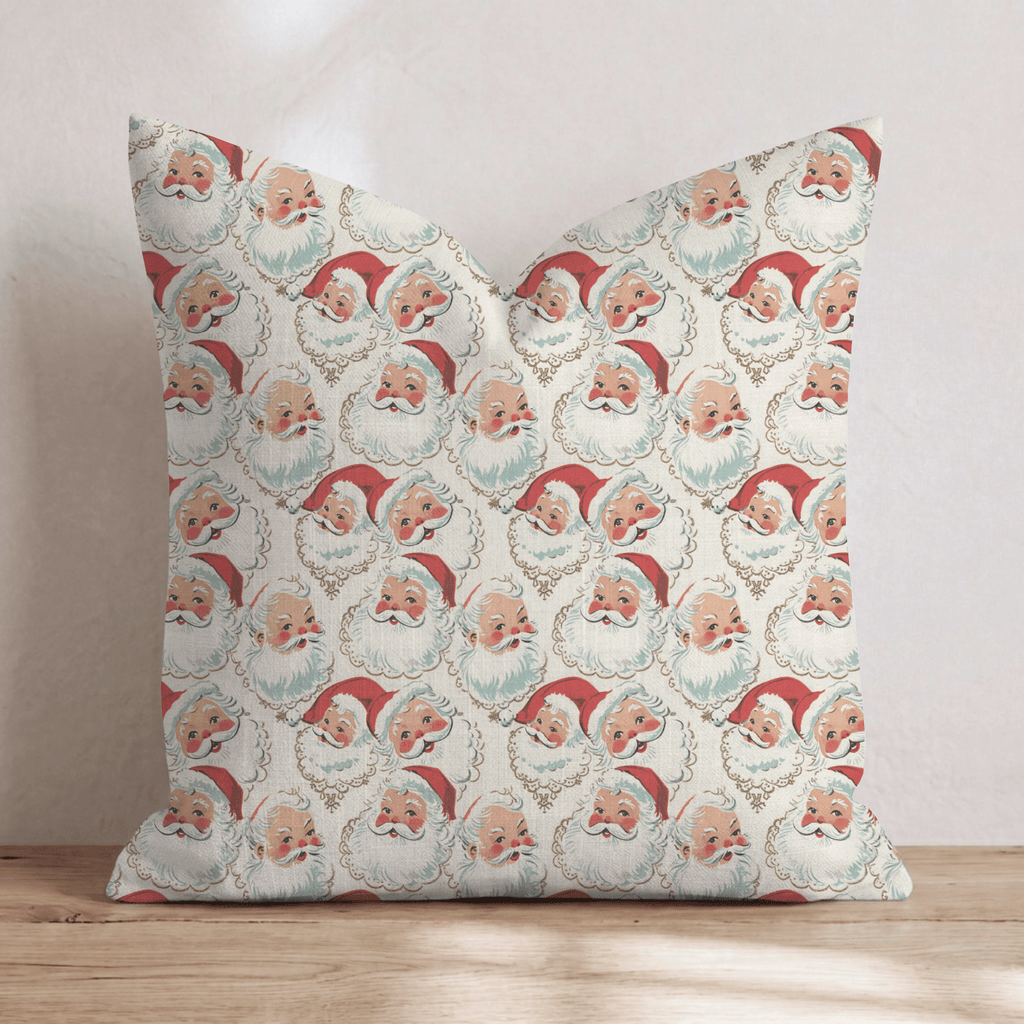 Flea Market Santa Throw Pillow throw pillow - Hillcroft Home