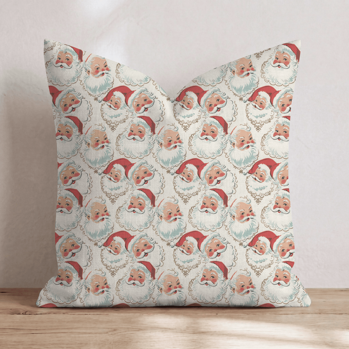 Flea Market Santa Throw Pillow throw pillow - Hillcroft Home