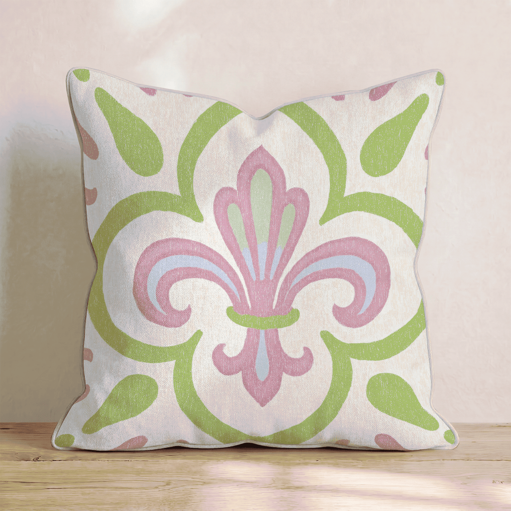 Fleur de Party Throw Pillow - Hillcroft Home