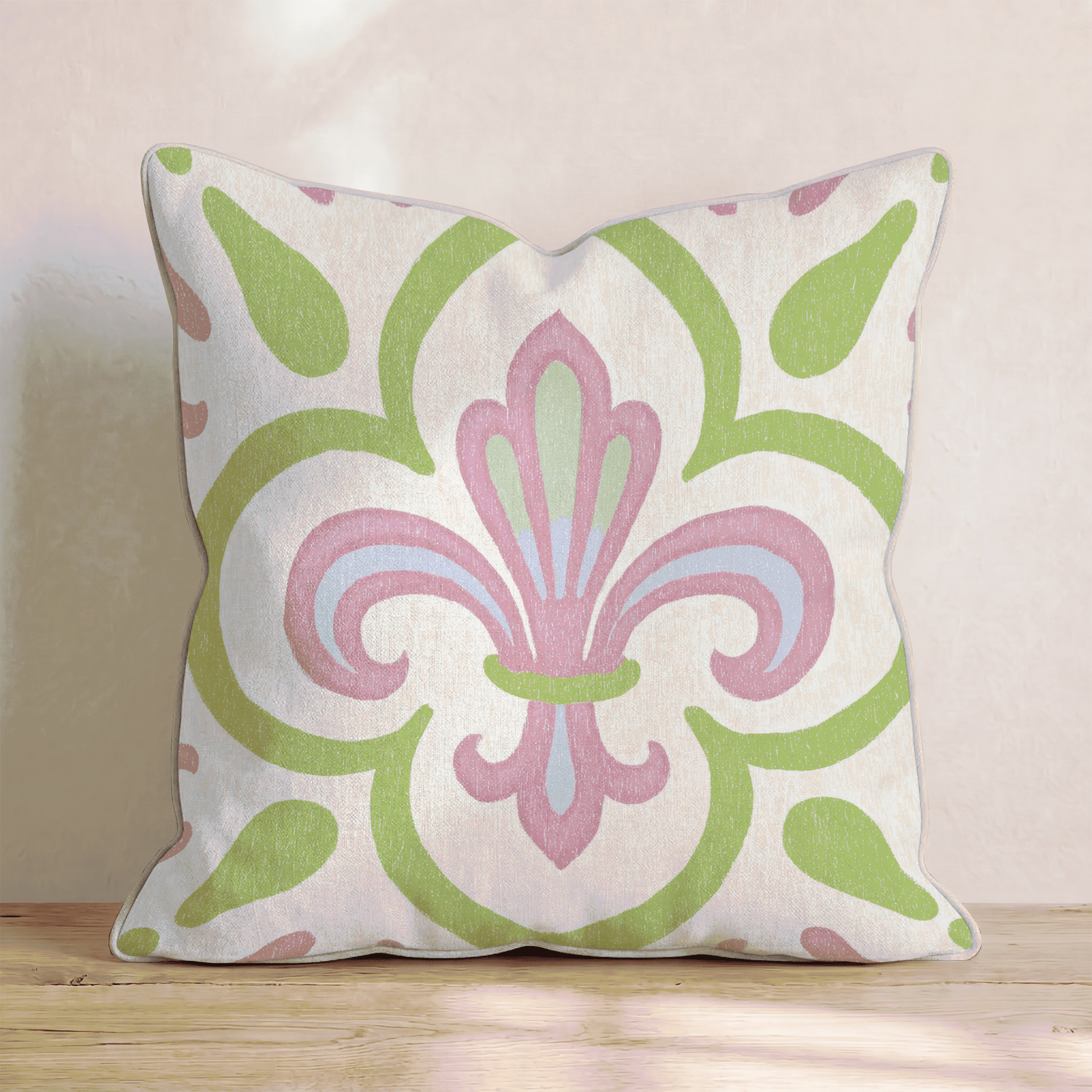 Fleur de Party Throw Pillow - Hillcroft Home