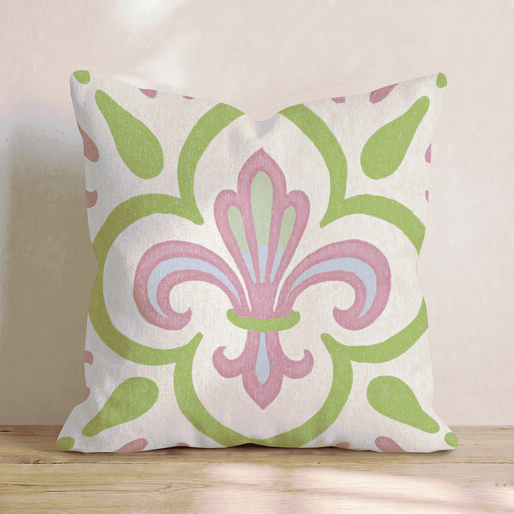 Fleur de Party Throw Pillow - Hillcroft Home