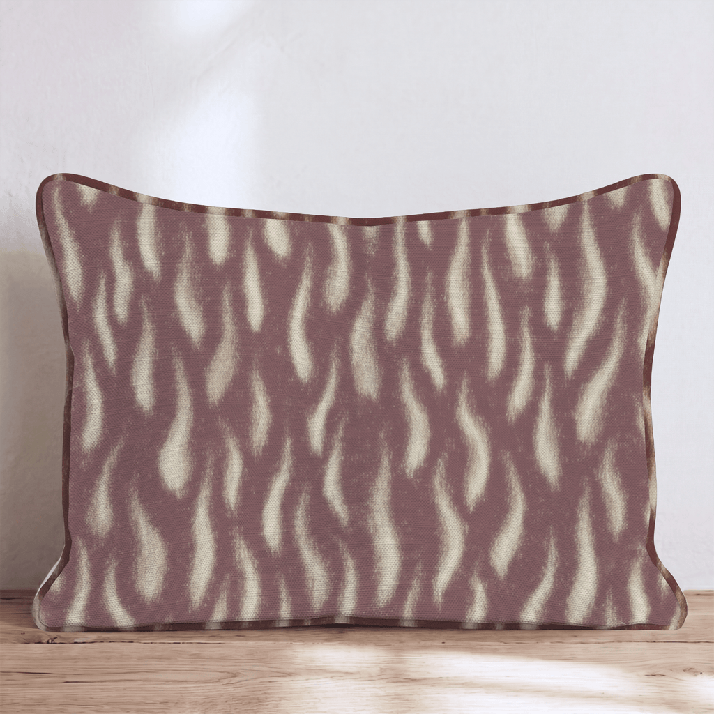 Flicker Flame Stripe Throw Pillow - Hillcroft Home
