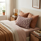 Flicker Flame Stripe Throw Pillow - Hillcroft Home