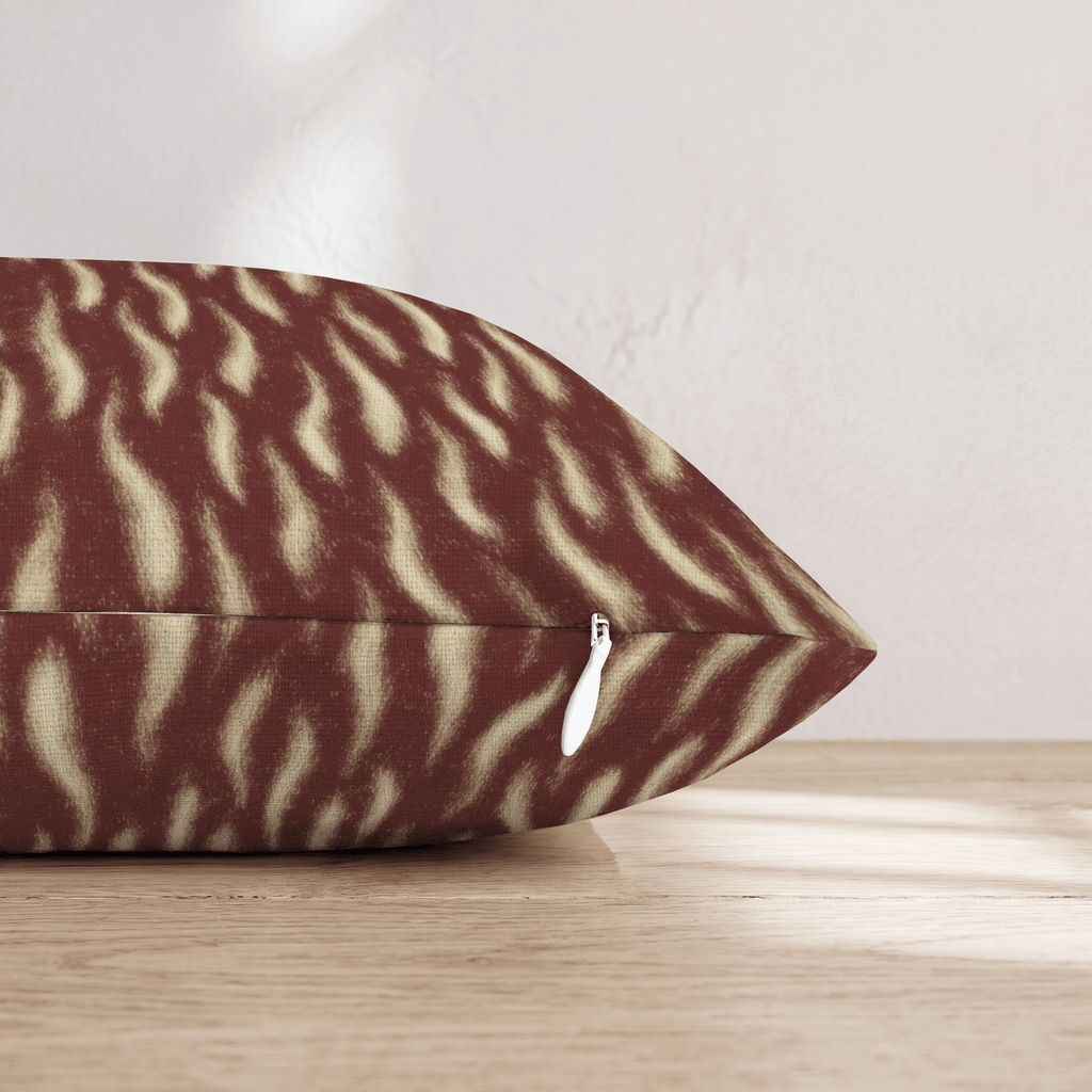 Flicker Flame Stripe Throw Pillow - Hillcroft Home