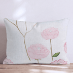 Floating Peony Throw Pillow - Hillcroft Home