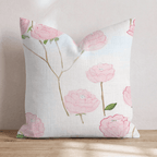 Floating Peony Throw Pillow - Hillcroft Home