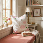 Floating Peony Throw Pillow - Hillcroft Home