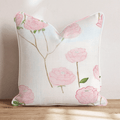Floating Peony Throw Pillow - Hillcroft Home