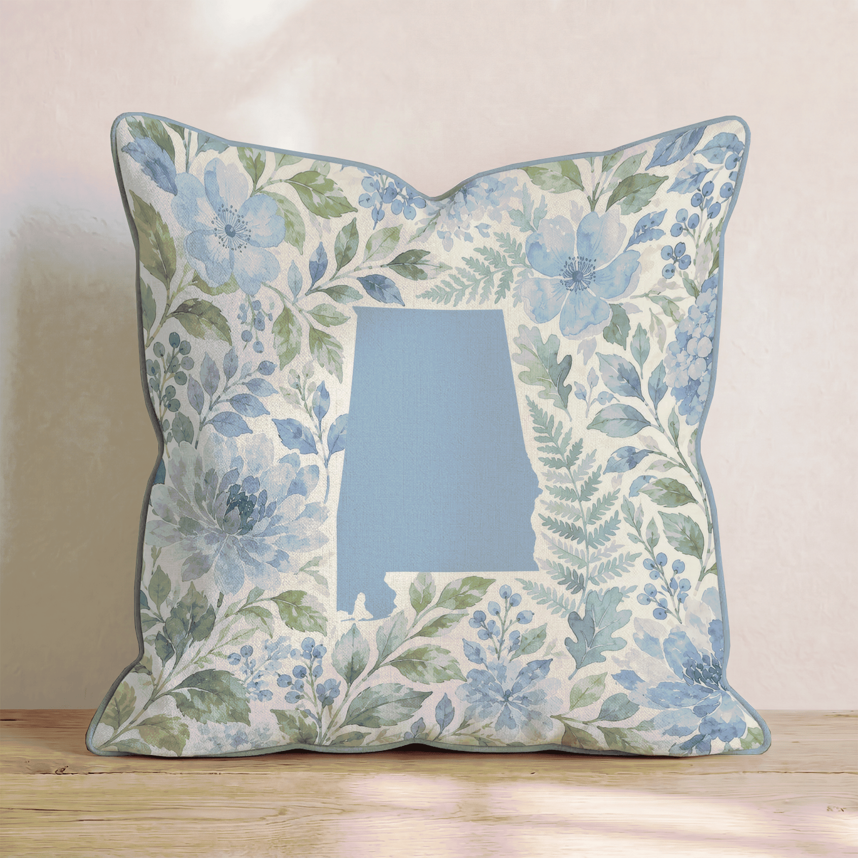 Floral Alabama Throw Pillow - Hillcroft Home