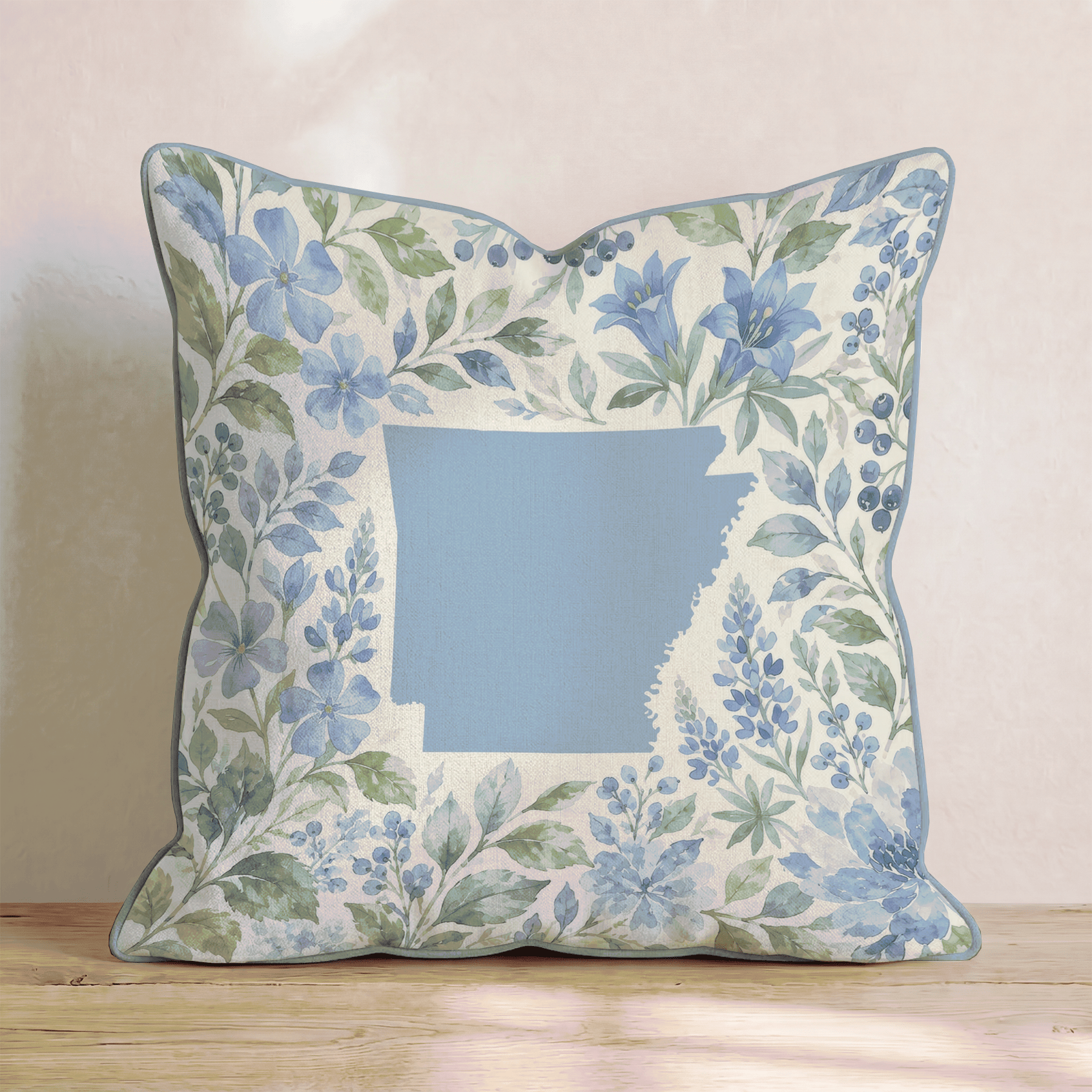 Floral Arkansas Throw Pillow - Hillcroft Home