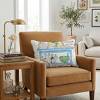 Floral Bar Cart Throw Pillow - Hillcroft Home