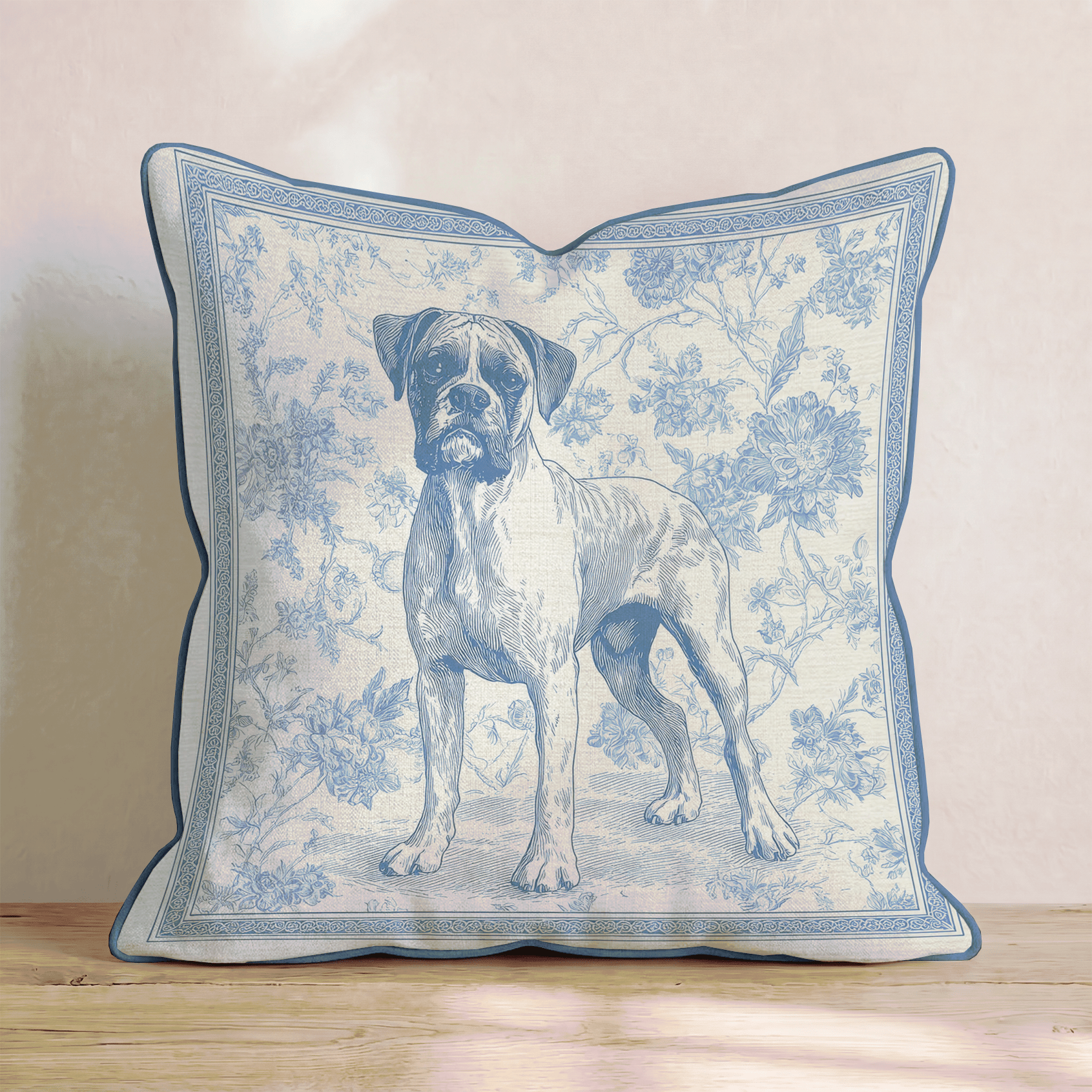 Floral Boxer Throw Pillow - Hillcroft Home