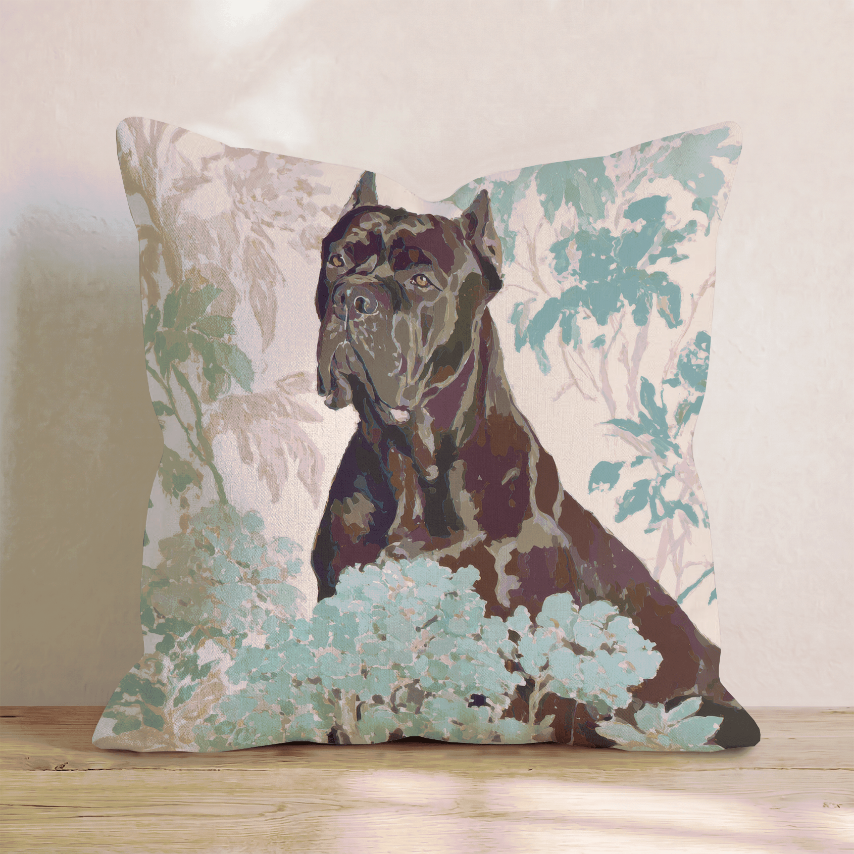 Floral Corso Throw Pillow - Hillcroft Home
