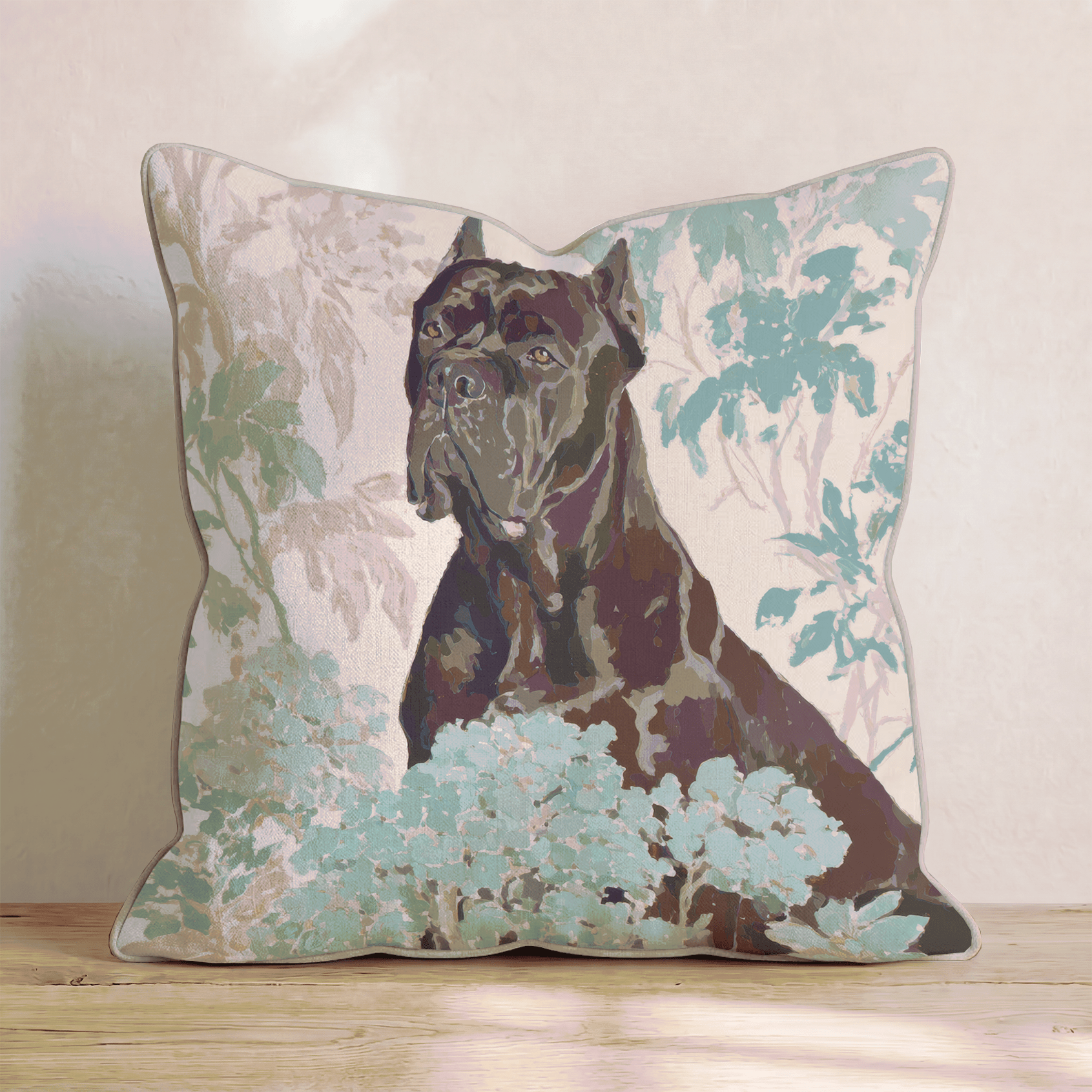 Floral Corso Throw Pillow - Hillcroft Home