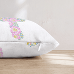 Floral Cross Throw Pillow - Hillcroft Home