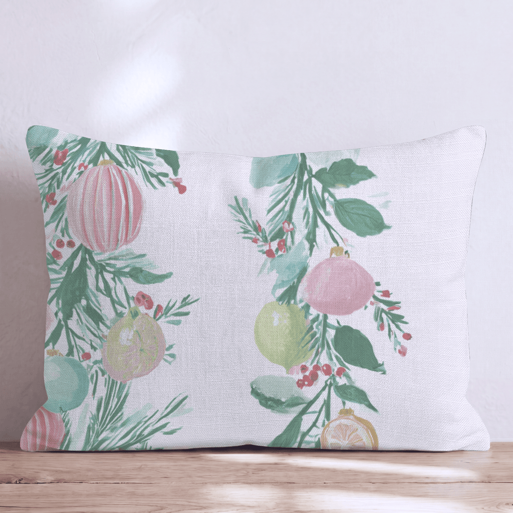 Floral Doodle Chic Throw Pillow - Hillcroft Home