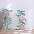 Floral Doodle Chic Throw Pillow - Hillcroft Home